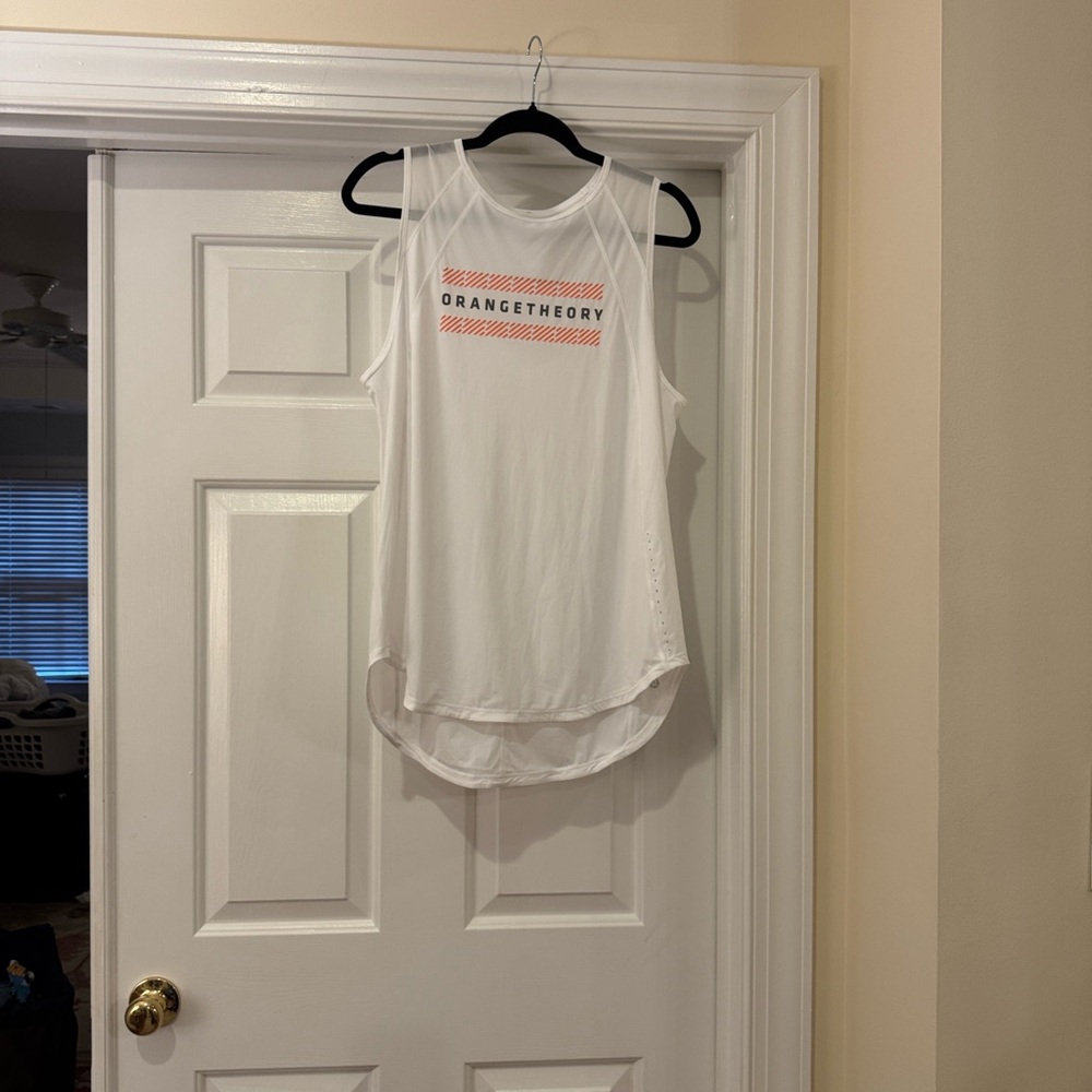 Orangetheory White Tank Top